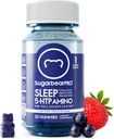 SugarBearPro Sleep Gummy 1 Month Supply, Extra Strength Melatonin 6mg, for Men & Women, Vegan Vitamin B6, L-Theanine, 5 HTP, Valerian, Sleep Aid for Adults & Teens, Certified Kosher