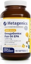Metagenics OmegaGenics Fish Oil EPA 1200 - High Potency Omega-3 Supplement - Supports Heart, Brain & Immune Health* - Sustainably Sourced, Burpless Formula - Non-GMO, Gluten-Free - 90 Softgels