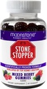 Moonstone Kidney Stone Stopper Gummies, Outperforms Chanca Piedra Stone Breaker and Kidney Support Supplements, Developed by Urologists to Prevent Kidney Stones, Mixed Berry, 2 Week Supply (60 Count)