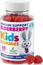 DR. MORITZ Elderberry Gummies for Kids & Toddlers - Immune System Booster- Health Support with Black Sambucus Elderberries Extract - Herbal Immunity Boost Supplement