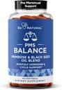 Balance PMS Vitamins for Women - Hormone Balance for Women, Menstrual & PMS Relief - Primrose Oil, Black Seed Oil, & DIM - 60 Liquid Softgels