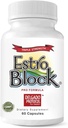 Estroblock PRO Triple Strength - 60 Capsules, DIM & Indole 3-Carbinol for Natural Hormonal Hormone Balance, Acne - Anti Toxic Estrogen Aromatase Inhibitor Blocker. Soy Free, Dairy Free, Non-GMO (1)