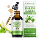 Soursop bitters liquid - Soursop Graviola Liquid Drops - Soursop Leaves Extract - Natural Antioxidant - Cell Support & Regeneration - Immune Boost - Relax - Liver and Sleep (1)