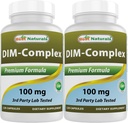 Best Naturals DIM Complex 100 mg 120 Capsules (120 Count (Pack of 2))