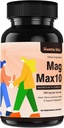 MagMax10 Magnesium Complex Supplement 500mg, 10 Forms of Magnesium: Glycinate, Malate, Citrate and More - Maximized Absorption for Sleep, Muscle, Heart and Brain Health - 90 Capsules