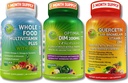 Daily Hormonal & Immune Support Bundle for Women & Men - DIM 200mg for Hormonal Balance + Quercetin 500mg with Bromelain & Zinc + Whole Food Multivitamin with Iron – Vegan, Non-GMO Wellness Support