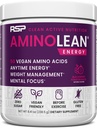 RSP NUTRITION AminoLean Pre Workout Powder, Amino Energy & Weight Management with Vegan BCAA Amino Acids, Natural Caffeine, Preworkout Boost for Men & Women, 30 Serv