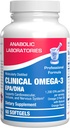 Omega 3 Fish Oil 1200 mg - Clinical DHA EPA Omega 3 Supplement with Burpless Fish Oil Brain Heart & Overall Health - Molecularly Distilled for Purity - Certified Sustainably Sourced (Orange Flavored)