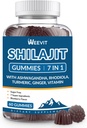 Shilajit Gummies, Sugar Free Shilajit Gummies with 85+ Trace Minerals & Fulvic Acid, Shilajit for Men & Women, Himalayan Shilajit Supplement