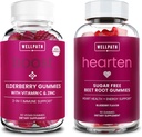 WellPath Boost Elderberry Gummies with Zinc + Beet Root Gummies, 60 Ct Each