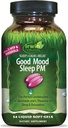 Irwin Naturals Good Mood Sleep PM - 54 Liquid Soft-Gels - with Melatonin and L-Theanine for Rest & Relaxation - 18 Total Servings