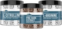 Earthborn Elements Pine Bark, L-Arginine, & L-Citrulline Capsule Bundle, 200 Capsules Each, Pure & Undiluted, No Additives