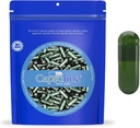 Capsuline Chlorophyll Vegetarian Empty Capsules Size 0 Green/Green