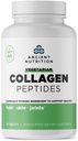Ancient Nutrition Vegetarian Collagen Peptides, Collagen Peptides Tablets, Collagen with Prebiotics and Probiotics, Supports Healthy Skin, Hair, Joints, Digestion, Vegetarian Capsules, 30 Count