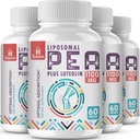 Liposomal Palmitoylethanolamide 1000 mg + Luteolin 100 mg, Micronized Pea 99% Highly Purified - Enhanced Absorption and Bioavailability, 240 Softgels