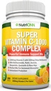Super Vitamin C Complex - 1695Mg - 180 Tablets - With 530 mg Natural Citrus Bioflavonoids, Rose Hips, Rutin, Quercetin & Hesperidin For Increased Absorption - Advanced Immune Support - Non-GMO