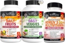 BioSchwartz Daily Fruits and Veggies Supplement for Women and Men (1 Month Supply) Plus Daily Multivitamin for Women 50 & Over (1 Month Supply)