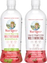 MaryRuth's Liquid Morning Multivitamin (Strawberry) & Liquid Nighttime Multimineral (Cranberry) | Clean Label Project Verified® | Vitamins for Energy, Bedtime, & Overall Health | Vegan,