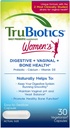 TruBiotics Probiotic for Women Probiotics for Digestive Health, Vaginal & Bone Health, Formulated with Bifidobacteria for Healthy Gut & Balanced pH, Daily Women's Probiotic Supplement, 30 Capsules