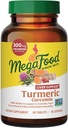 MegaFood Turmeric Curcumin Supplement for Liver Support - Turmeric Supplement with Black Pepper & Milk Thistle - 300mg Curcuminoids Per Serving - Vegan, Gluten Free, NonGMO - 90 Tablets, 45 Servings