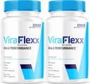 (2 Pack) ViraFlexx Pro Capsules for Men, Original ViraFlexx Pro Male Support Pills All Natural Support Overall Health, ViraFlex Premium Advanced Formula, Vira Flexx Reviews, 120 Capsules for 2 Months