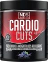 NDS Nutrition 4.0 Pre Workout Supplement - Advanced Weight Loss and Pre Cardio Formula with L-Carnitine, CLA, MCTs, L-Glutamine, and Safflower Oil - Grape (40 Servings)