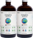 LIQUIDHEALTH Complete Multiple Adult Liquid Multivitamin - Essential Vitamins, Minerals & Nutrients, Immune Support, Gut Health, Energy, Detox - Made in USA, Vegan, Non-GMO, Sugar-Free (2 Pack)