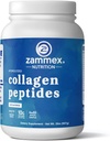 Zammex Collagen Peptides Powder, 90 Servings, Unflavored Instant Powdered, Pure Hydrolyzed Collagen Protein Powder (Type I, III) 100% Grass Fed, Paleo & Keto, Non-GMO, for Skin Hair Nail Joint
