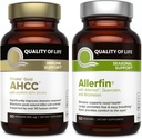 Quality of Life Featuring Kinoko Gold AHCC 500 mg and Allerfin - Immune Health Bundle