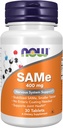 NOW Foods Supplements, SAMe (S-Adenosyl-L-Methionine) 400 mg, Nervous System Support*, 30 Tablets