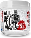 5% Nutrition Rich Piana AllDayYouMay BCAA Powder | Premium Intra & Post Workout Amino Acids, EAA, Electrolytes | Hydration, Endurance, Recovery | Vegan & Keto | 16.4 oz, 30 Srvgs (Blue Raspberry)