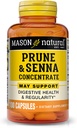MASON NATURAL Prune Senna Concentrate, Natural Vegetable Laxative for Regularity and Supports Bowel & Digestive Functions, 100 Capsules