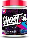 GHOST Legend All Out Pre-Workout Powder, Blue Raspberry - 20 Servings - Pre-Workout Supplement for Men & Women - Energy & Pumps - Caffeine, L-Citrulline, & Beta Alanine Blend - Sugar Free