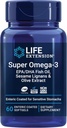 Life Extension Super Omega-3 EPA/DHA Fish Oil, Sesame Lignans & Olive Extract – Heart Health, Brain Health, Inflammation Health Support, Gluten-Free, Enteric-Coated, Non-GMO, 60 Softgels