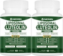 1000MG Liposomal Luteolin, Maximum Absorption, Potent Luteolin Supplement 120 Capsules
