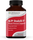 LifeSeasons B/P Stabili-T - Blood Pressure Support - Vitamin Supplement for Healthy Heart & Circulation - Ashwagandha, Arjuna & Hawthorn Berry - 240 Capsules