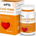 KFG CoQ10 400mg Softgels, Coenzyme Q10 Supplements Support Heart Health, Cardiovascular Health, Immune System & Cellular Energy Production, Gluten Free