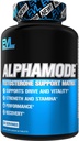 Evlution Nutrition Alphamode - Support Matrix for Men - Performance + Recovery Supplement Strength + Stamina Support - Vitamin D3 & B6, Ashwagandha Root & Horny Goat Weed Extract - 30 Servings
