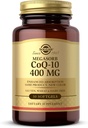 Solgar Megasorb CoQ-10 400 mg, 60 Softgels - Supports Brain Function - Coenzyme Q10 Supplement - Enhanced Absorption - Gluten Free, Dairy Free - 60 Servings