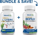 Natural Cure Labs Bundle: Clean L-Lysine + Biofilm Immune Complex