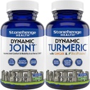 Stonehenge Health Dynamic Joint + Dynamic Turmeric Bundle Supplements Supports Comfort, Mobility, Flexibility