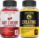 Atlantis Nutrition Tart Cherry 60 Gummies + Creatine 2-Pack (120 Gummies)