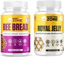 Bee Bread & Royal Jelly Capsules Natural Superfood Bundle