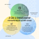 Herstat+ Cold Sore Treatment 2g with 3% Propolis - Fast Acting Cold Sore & Fever Blister Treatment for Lips, Effective Lip Treatment