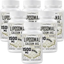Liposomal Calcium AKG Supplement 1500 MG (Alpha-Ketoglutaric Acid), High Absorption, More Effective Than AAKG, Ca AKG for Longevity, Age Defense, Cellular Energy, Metabolic Function, 360 Softgels