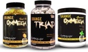CONTROLLED LABS Bundle Includes 45 Servings of Orang Triad, Orange Oximega Greens Spearmint, and 120 Ct Orange Oximega Fish Oil Softgels