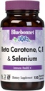 BlueBonnet Beta Carotene C and E Plus Selenium Vegetarian Capsules, 120 Count, White