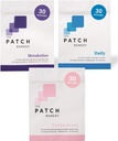 The Patch Remedy Metabolise, Cleanse & PreMenstrual Patches for Women - Period Patch with Cleansing Daily Patch & Metabolize Energy Patch Bundle