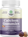 Natures Craft High Absorption Calcium Gummies for Women with Vitamin D3 - Delicious Calcium 500 mg Gummies for Adults - Chewable and Vitamin D Supplement Bone Health and Immune Support 90ct (1 Pack)