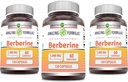 Amazing Formulas Berberine 1000mg Per Serving Capsules Supplement | Non GMO | Gluten Free | Made in USA (120 | 3 Pack)